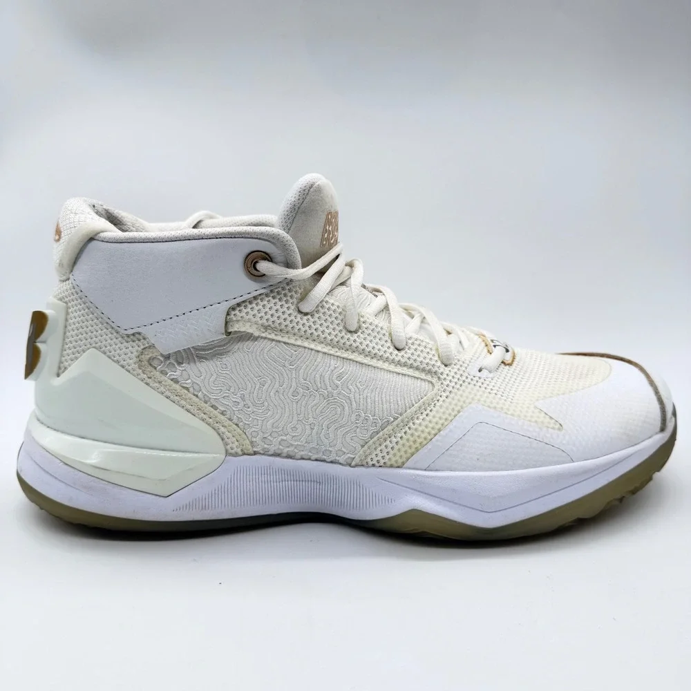 New Balance Kawhi Signature 1 White Gold Gum Basketball Shoes Mens 11 BBKLSWW1